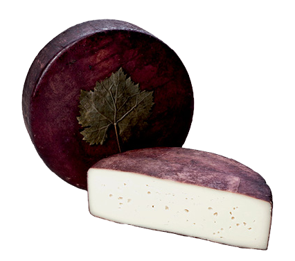 Wholesale Guffanti Ubriaco Rosso Marc Via Air 11 LB Authentic Italian Wine-Aged Cheese- Bulk