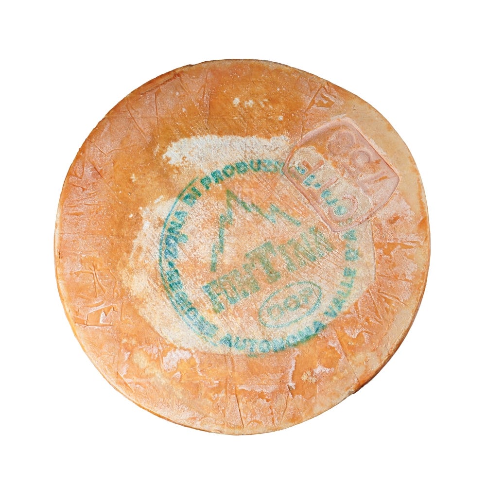 Wholesale Mitica Fontina Val D'aosta Wheel 19 Lb- Bulk