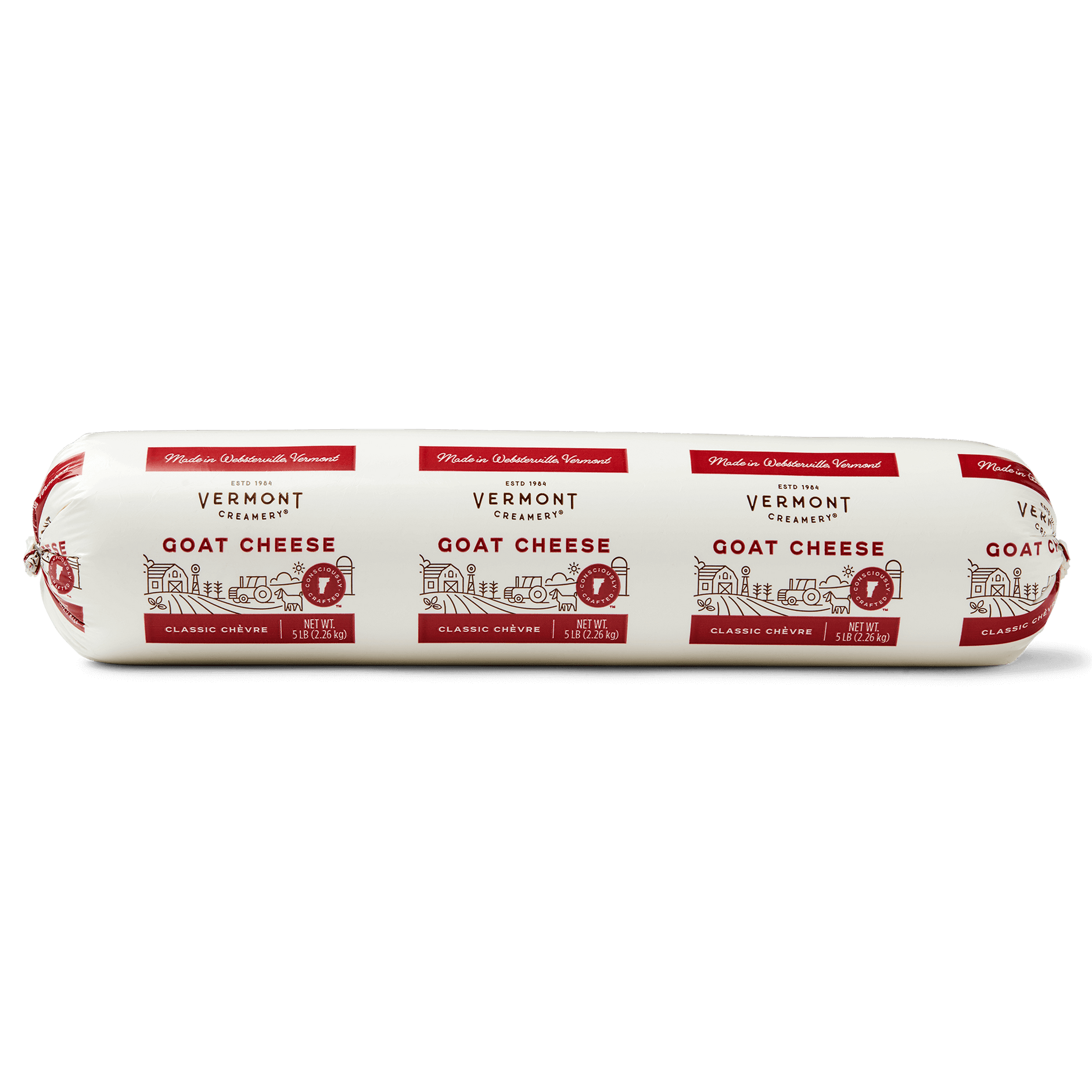 Wholesale Bulk Creamy Goat Cheese 5 lb- Bulk