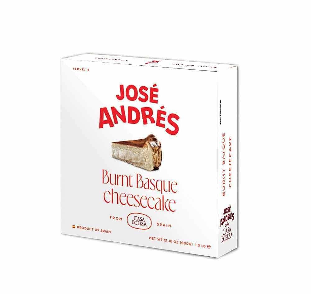 Wholesale José Andrés Burnt Basque Cheesecake 600 g- Bulk