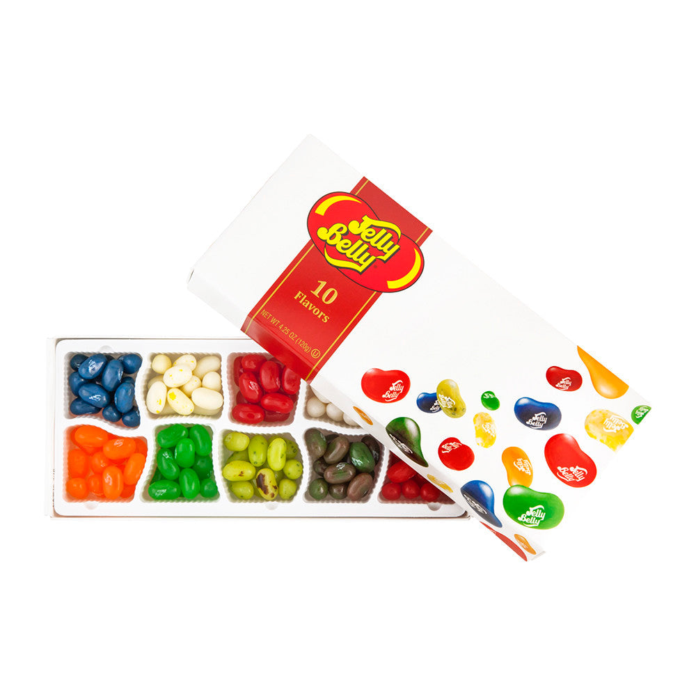 Wholesale Jelly Belly 10 Flavors 4.25 Oz Gift Box- Bulk
