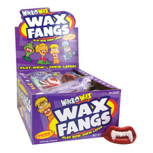 Wholesale Wack-O-Wax Wax Fangs Cherry Flavored Pack 24 0.58 Oz- Bulk