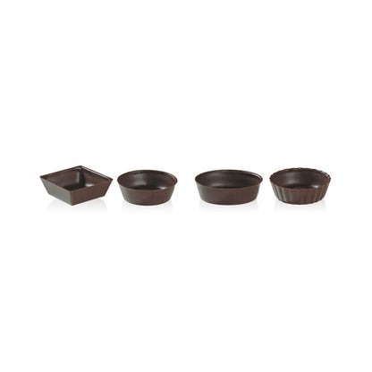 Wholesale Dobla 1.5" Assorted Mini Dark Chocolate Cups- Bulk