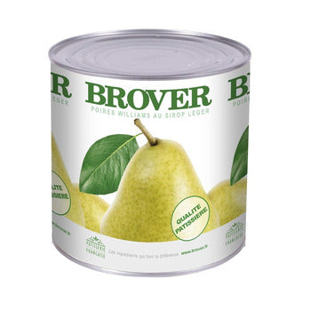 Wholesale Brover William Pear Halves 3kg- Bulk