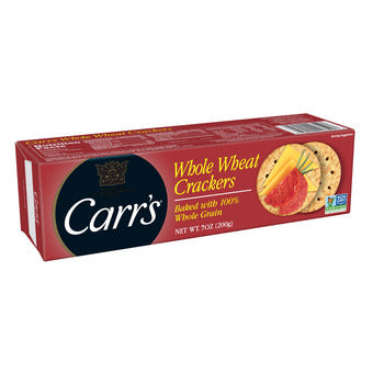 Wholesale Carr's Whole Wheat Crackers 7oz- Bulk
