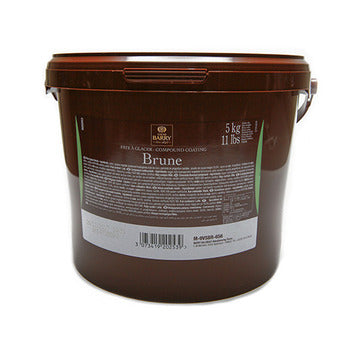 Wholesale Cacao Barry Pate a Glacer Brune Dark Coating Chocolate 5kg- Bulk