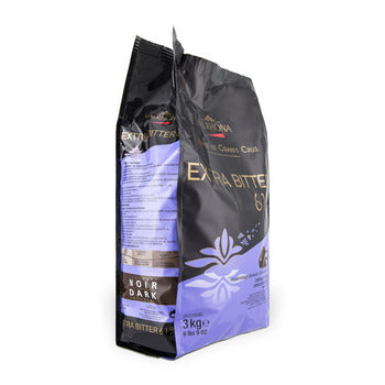 Wholesale Valrhona 61% Extra Bitter Dark Chocolate 3kg- Bulk