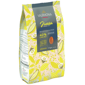 Wholesale Valrhona 40% Jivara Milk Chocolate 3kg- Bulk