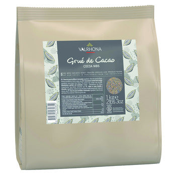 Wholesale Valrhona 100% Cocoa Nibs - Single Origin Ghana 1kg- Bulk