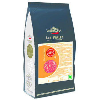 Wholesale Valrhona 55% Dark Chocolate Crunchy Pearls 3kg- Bulk