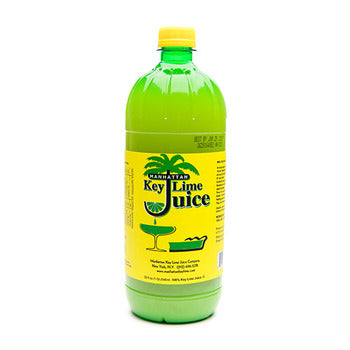 Wholesale Manhattan Unsweetened Key Lime Juice 32oz- Bulk