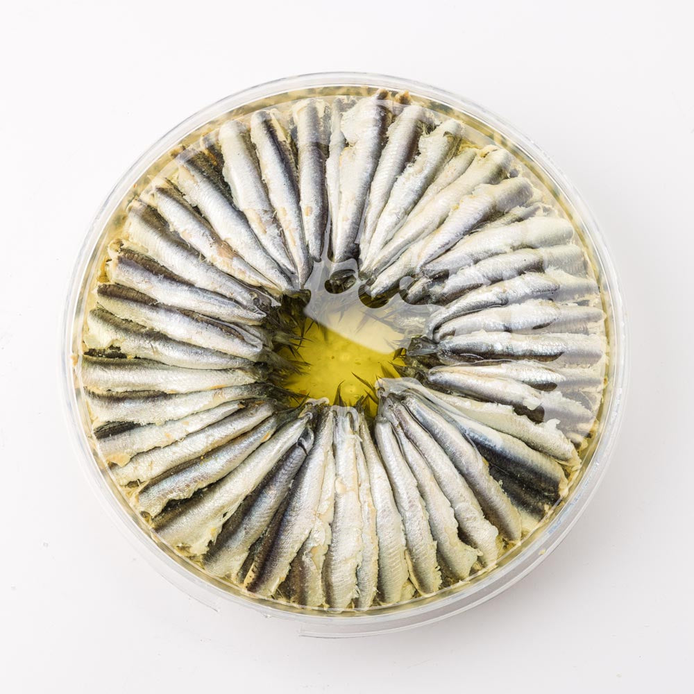 Wholesale BelAria Marinated White Anchovies Boquerones 2.2lb- Bulk