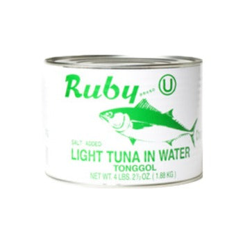 Wholesale Ruby Tongol Tuna in Water 66.5oz- Bulk