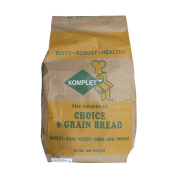 Wholesale Komplet 6 Grain Flour "Komplet" 50lb- Bulk