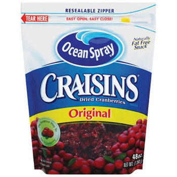 Wholesale Ocean Spray Dried Cranberries 48oz- Bulk