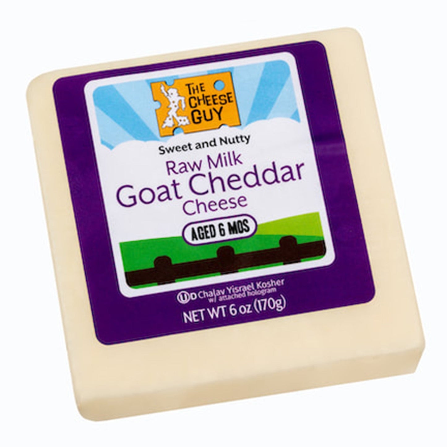Wholesale The Cheese Guy Raw Milk Goat Cheddar Cheese 6 oz- Bulk