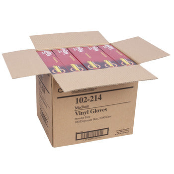 Wholesale Foodhandler Medium Powder Free Vinyl Gloves- Bulk