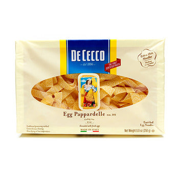Wholesale De Cecco Dried Pappardelle Pasta 8.8oz- Bulk