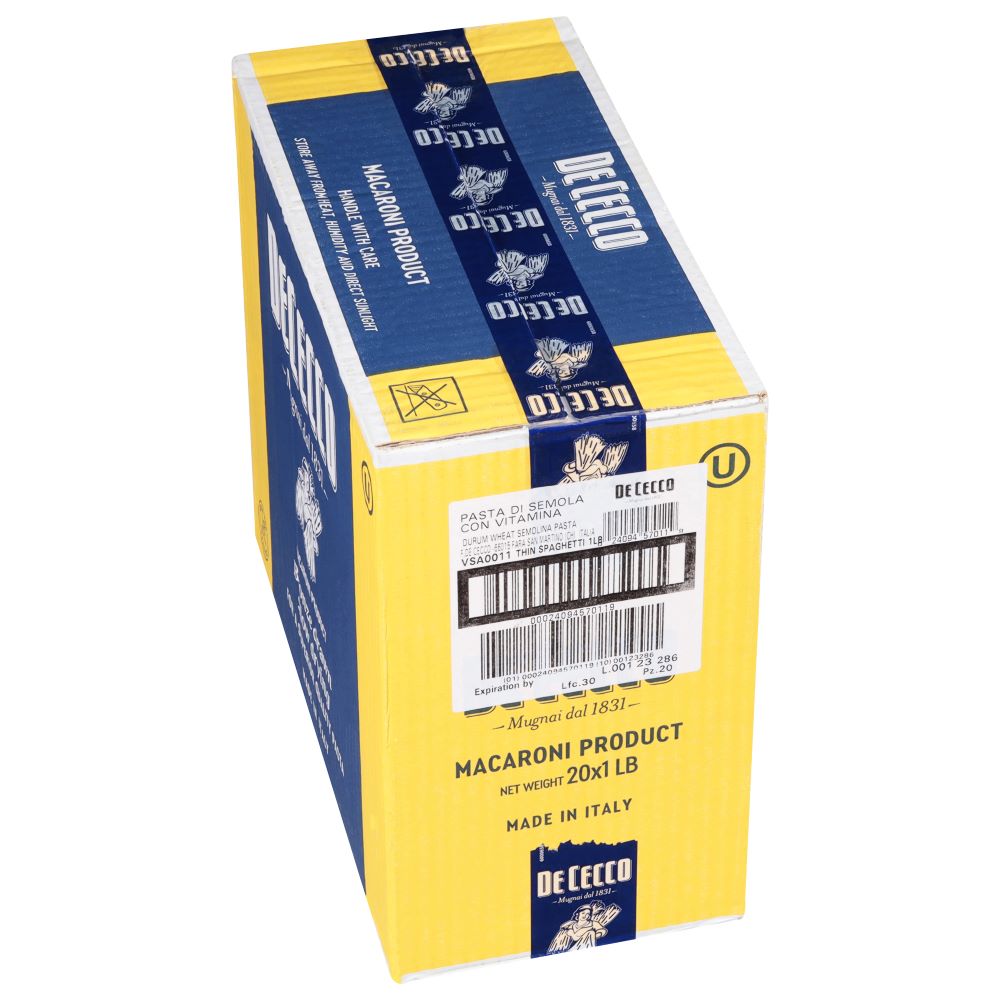 Wholesale De Cecco Spaghettini Dececco #11 16oz- Bulk