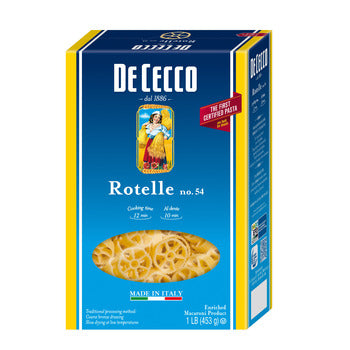 Wholesale De Cecco Dried Rotelle Pasta 1lb- Bulk