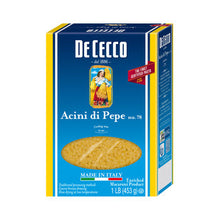 Wholesale De Cecco Dececco Acini Di Pepe #78 16oz- Bulk