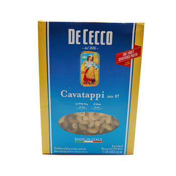 Wholesale De Cecco Dried Cavatappi Pasta 1lb- Bulk