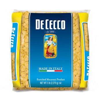 Wholesale De Cecco Dried Orecchiette Pasta 5lb- Bulk