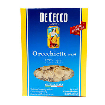 Wholesale De Cecco Dried Orecchiette Pasta 1lb- Bulk