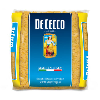 Wholesale De Cecco Dried Farfalle Pasta 5lb- Bulk