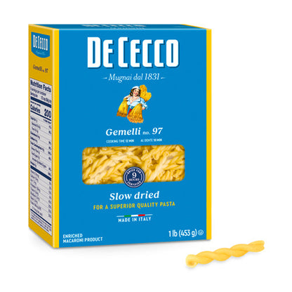 Wholesale De Cecco Dried Gemelli Pasta 1lb- Bulk