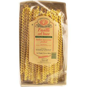 Wholesale Rustichella Dried Col Buco (Extra Long) Fusilli Pasta 1.1lb- Bulk
