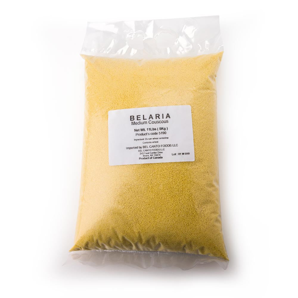 Wholesale BelAria Medium Grain Couscous 5kg- Bulk
