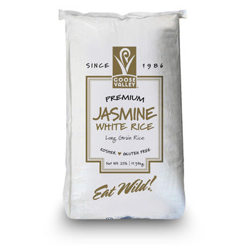 Wholesale Goose Valley Jasmine Rice 25lb- Bulk