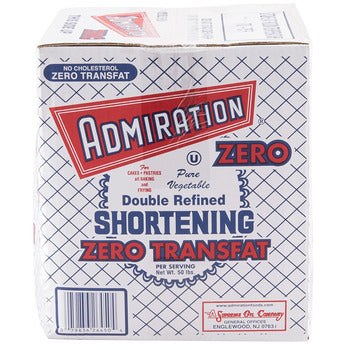 Wholesale Admiration Zero Transfat Vegetable Shortening 50lb- Bulk