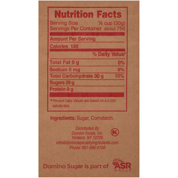 Wholesale Domino 6x Confectioners Sugar 50lb- Bulk