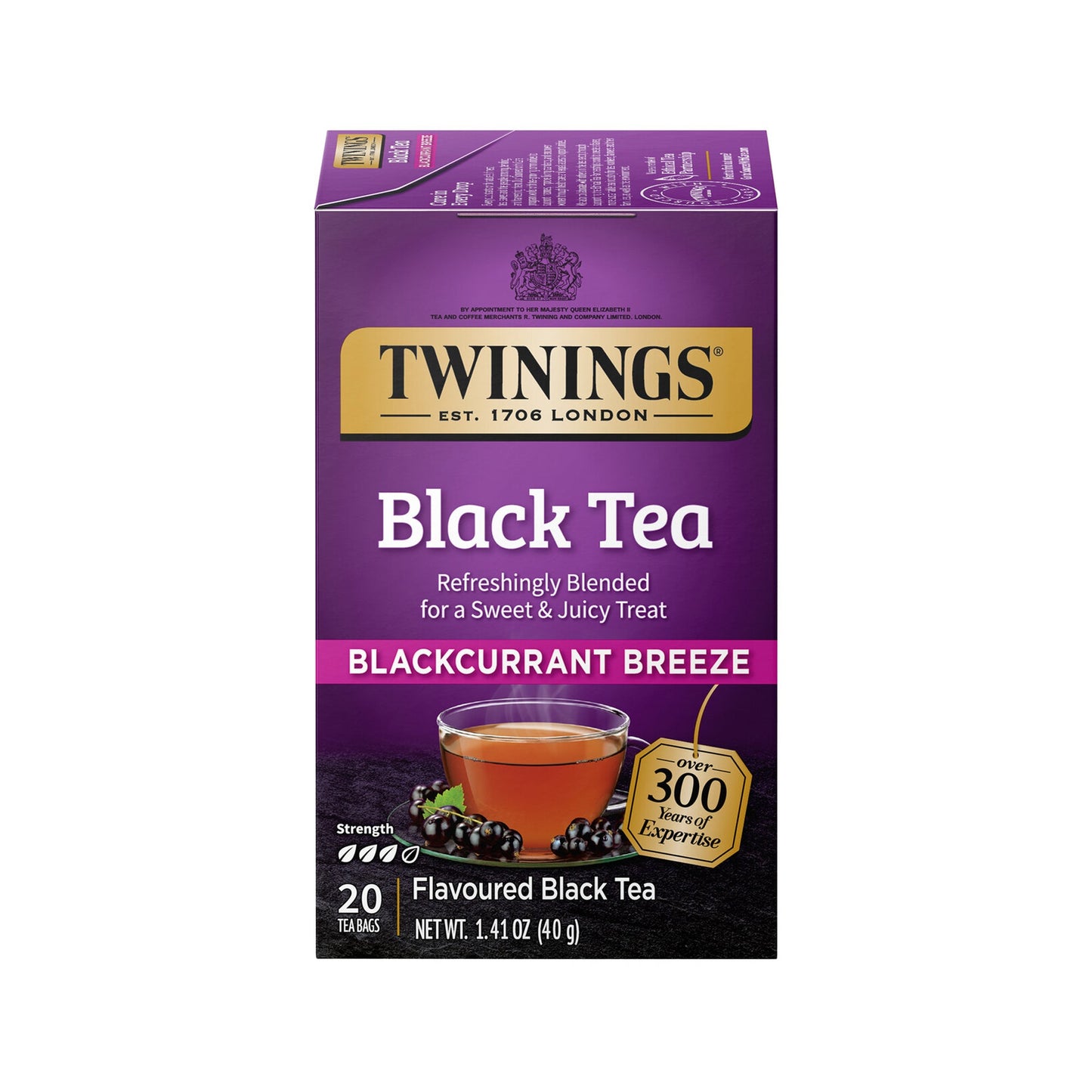 Wholesale Twinings Tea Blackcurrant Aromatic Tea- Bulk
