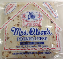 Wholesale Mrs. Olson's Lefse Potato Lefse Norwegian Style Flatbread 9.6 Oz- Bulk