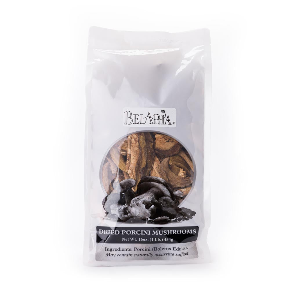 Wholesale BelAria Dry Porcini Mushrooms 1lb- Bulk