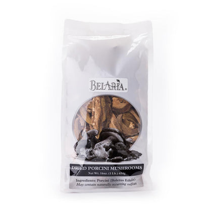 Wholesale BelAria Dry Porcini Mushrooms 1lb- Bulk