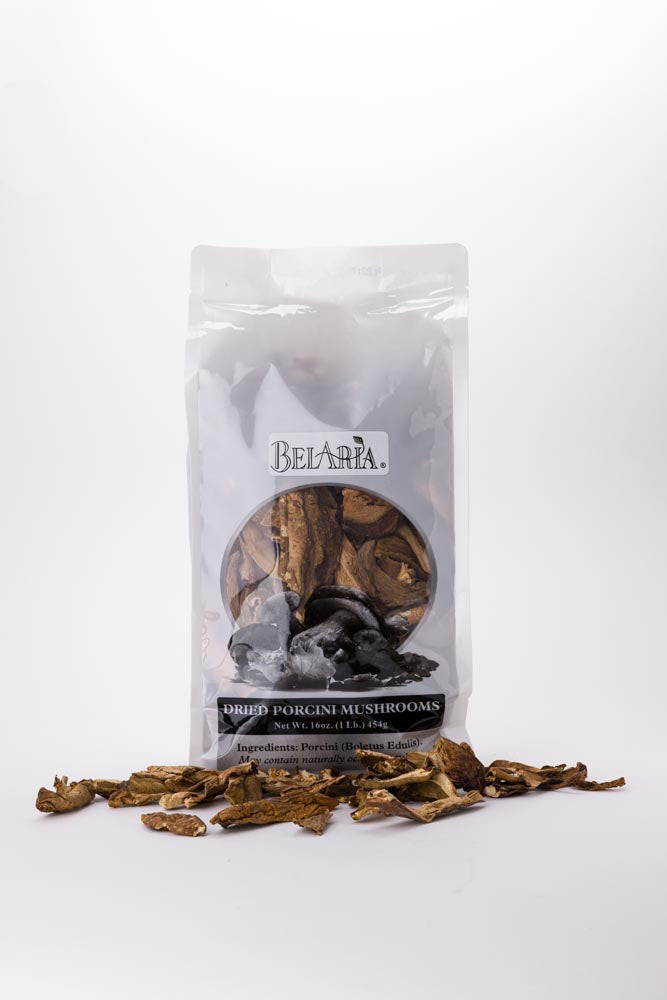 Wholesale BelAria Dry Porcini Mushrooms 1lb- Bulk