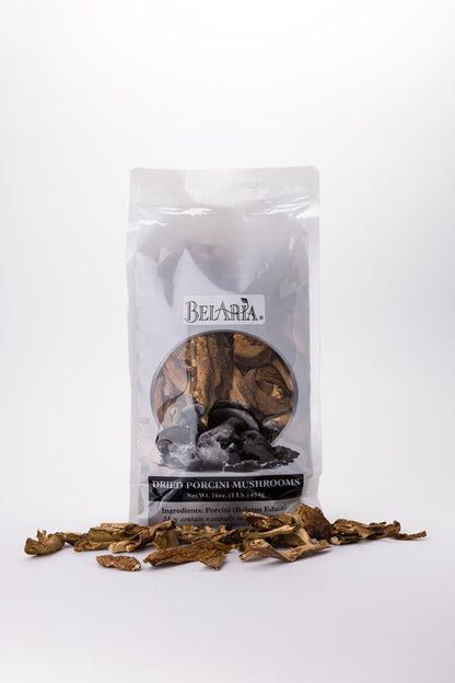 Wholesale BelAria Dry Porcini Mushrooms 1lb- Bulk
