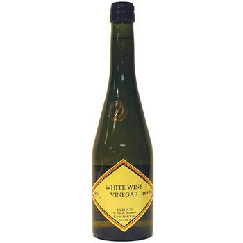 Wholesale Delouis White Wine Vinegar 33.75oz- Bulk