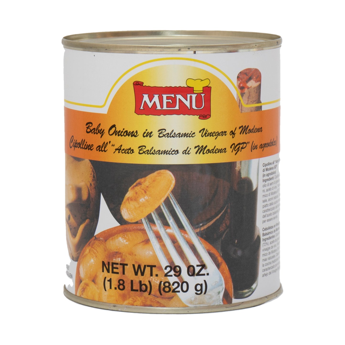 Wholesale Menu Cipollini Onions in Balsamic Vinegar 29oz- Bulk