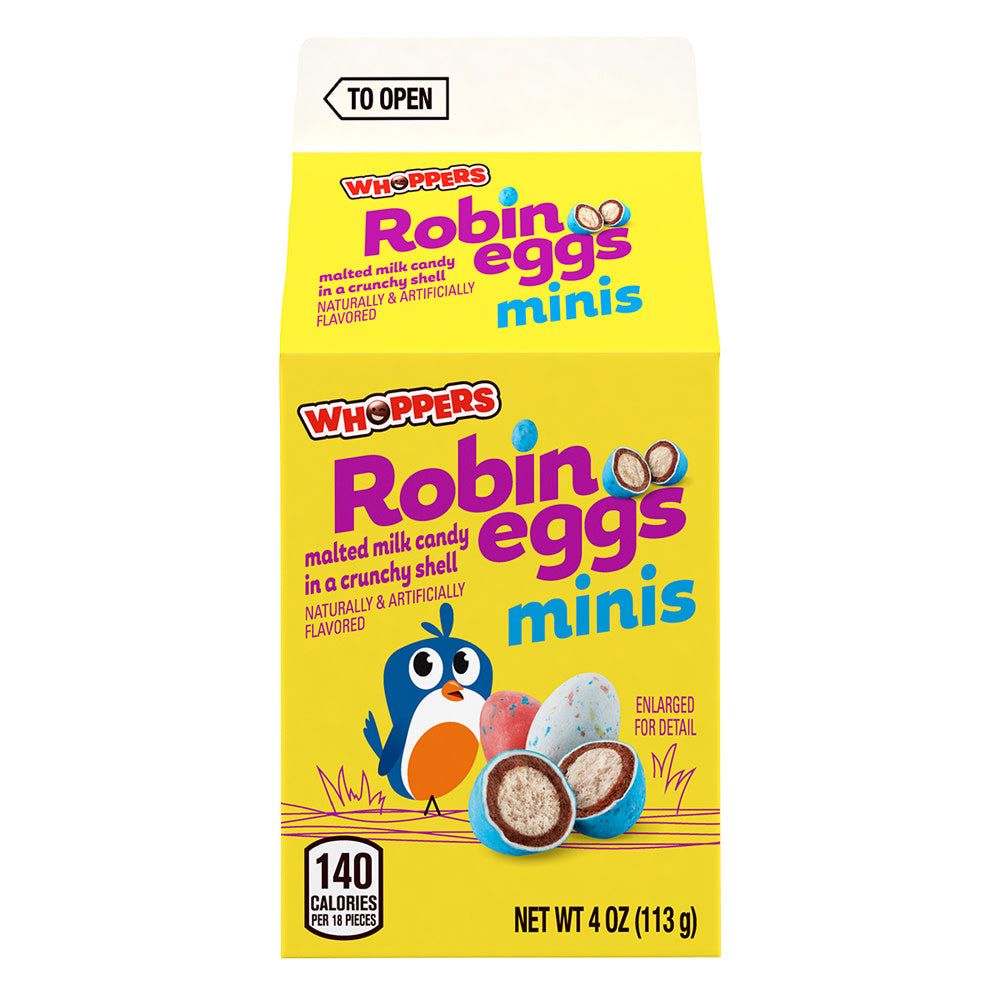 Wholesale Robin Eggs 4 Oz Carton- Bulk