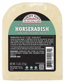 Wholesale Yancey's Fancy Horseradish Cheddar Wedge 7.6 Oz- Bulk