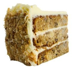 Wholesale Queen City Pastry Hummingbird Cake 3 Layer 14 Slices- Bulk