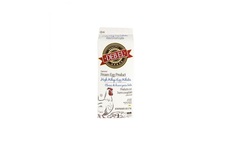 Wholesale Deb-El Case Frozen High Whip Egg Whites 6/5 Cartons- Bulk
