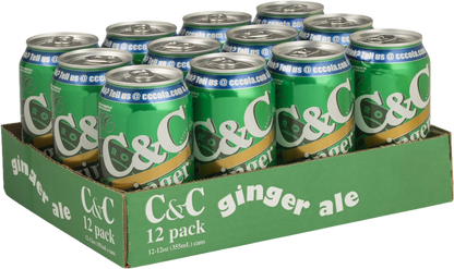 Wholesale C & C Ginger Ale | 12 oz- Bulk