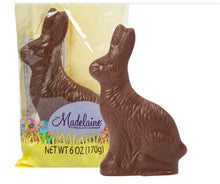 Wholesale Madelaine Solid Milk Chocolate Sitting Rabbit 6 Oz- Bulk