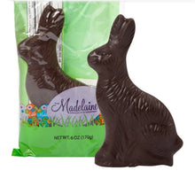 Wholesale Madelaine Solid Dark Chocolate Sitting Rabbit 6 Oz- Bulk
